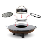 Bonfeu Bonbowl Plus Ø60 FH3.600 zahradní krb NEPLATÍ