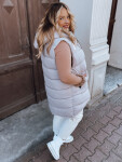Dámská vesta Dstreet TY2923 MIRELLI šedofialová - BH Forever 5XL