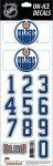 Sport Star Samolepky na Helmu Edmonton Oilers NHL Decals