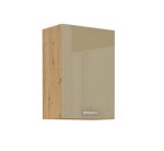 Horní skříňka Artisan 50 G-72 1F Barva korpusu: Dub artisan, Barva dvířek: Krémový lesk