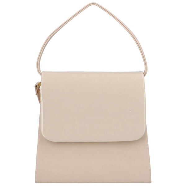 Elegantní dámské psaníčko kufříkového střihu Esmeralda, pleťová