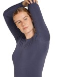 Dámské merino tričko s dlouhým rukávem ICEBREAKER Wmns 260 Zoneknit Seamless LS Crewe, Graphite velikost: XS
