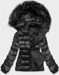 Černá krátká dámská zimní bunda (YP-20129-1) - Goodlookin M