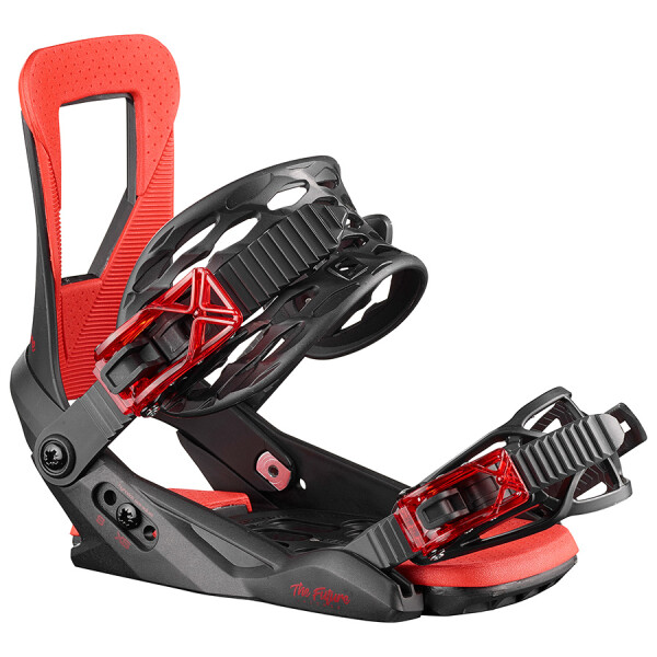 Snowboard vázání Salomon THE FUTURE JR. - black/red Varianta: XS/S