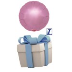 Létající balónek kruh růžový metalický 35 cm - TAKARA KOSAN Létající balónek kruh růžový metalický 35 cm - TAKARA KOSAN
