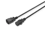 Digitus / Prodlužovací kabel napájení / IEC C14 IEC C13 / 1,2 m / černý (AK-440201-012-S)