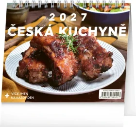 NOTIQUE Česká kuchyně 2027 / Stolní kalendář / 16,5 x 13 cm / 53 receptů