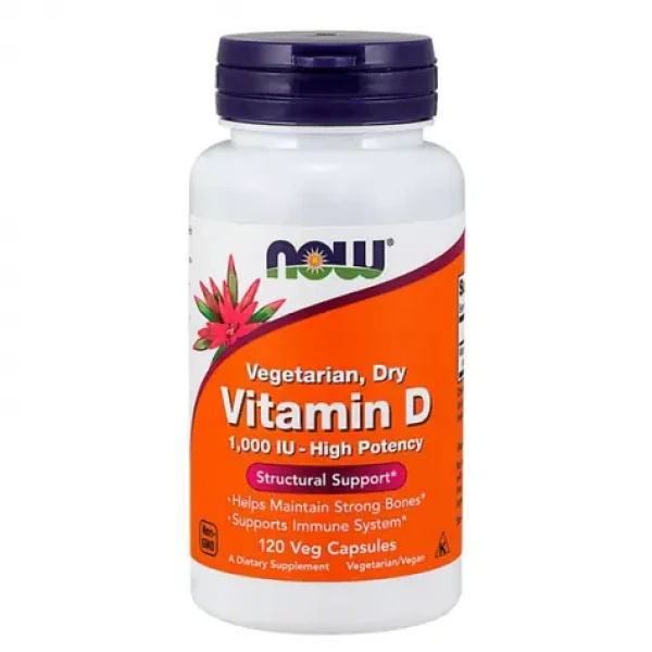 Vitamín D 1000 IU - NOW Foods (120 kaps.) (36205-1-120caps)