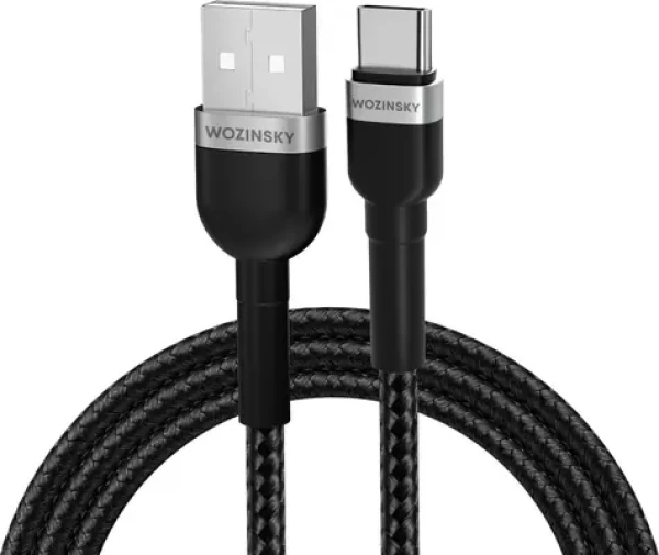 Wozinsky USB-A - USB-C kabel černá / Kabel / USB-A (M) - USB-C (M) / 2 m (5907769308727)