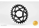 Absolute Black Sram OVAL offset 6mm převodník 28z.