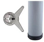 Incoll stolová noha šedá 1100x60 (24_GP00_110_09)