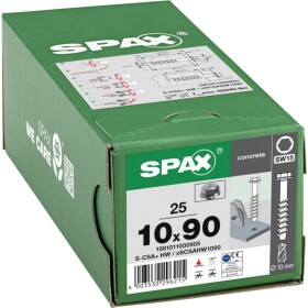 SPAX 1881011000905 šroub do betonu 10 mm 90 mm 25 ks
