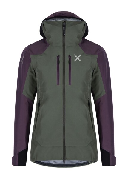 MONTURA Cliff Jacket Woman, Verde Salvia/Vinaccia velikost: S