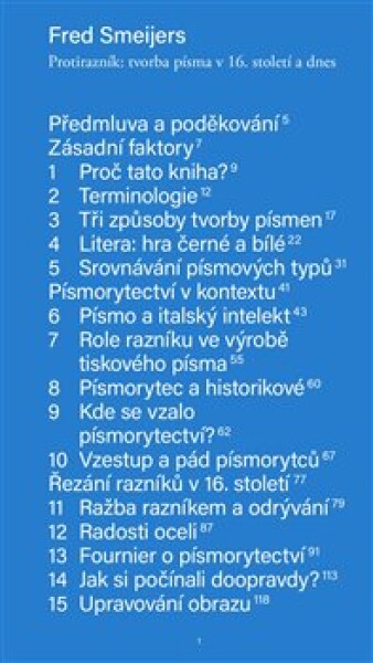 Protirazník: tvorba písma v 16. století a dnes - Fred Smeijers