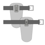 Kožené pouzdro na nůžky i brousek FELCO 910+