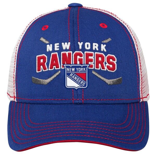 Outerstuff Dětská kšiltovka New York Rangers NHL Lockup Meshback Adjustable
