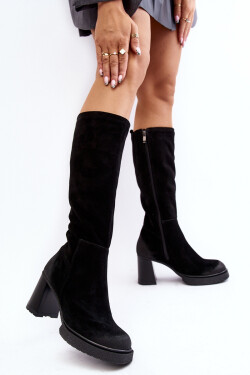 Kozačky na podpatku model 189037 Step in style 40
