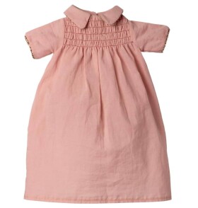 Maileg Bavlněné šaty pro králíčky Maileg Size 4, růžová barva, textil