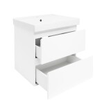 Koupelnová skříňka s umyvadlem SAT B-Way 59x50x45 cm bílá lesk BWAY260WU1BI BWAY260WU1BI