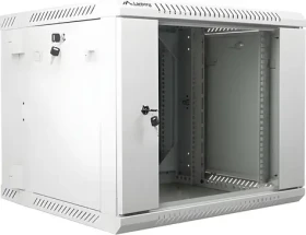 Lanberg WF02-6609-10S šedá / Nástěnný rozvaděč / 19" / 9U / 600x600 mm / dvoudílný / flat pack (WF02-6609-10S)