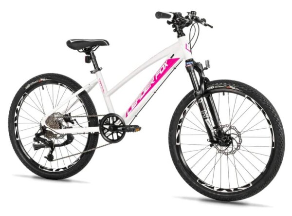 LEADER FOX CAPITAN dívčí 24", model 2025-1, barva white/pink