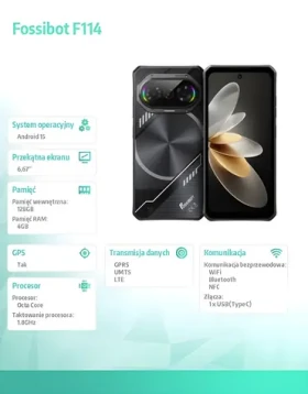 F114 černá / Mobilní telefon (FOSSIBOTF114BLACK)