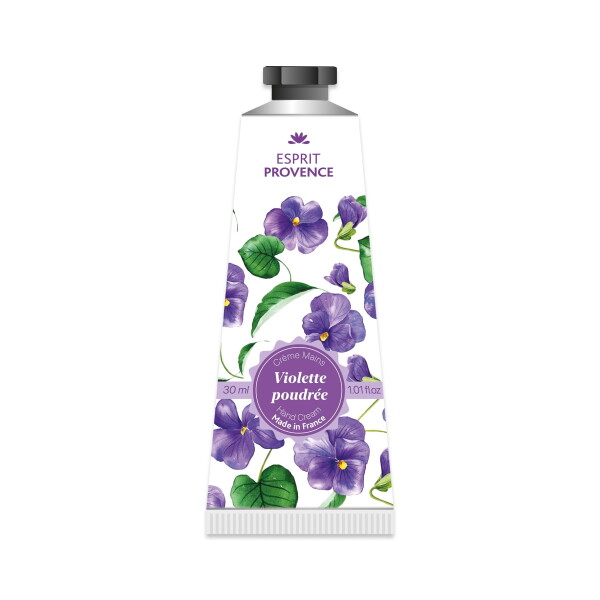ESPRIT PROVENCE Krém na ruce Violette Poudrée 30 ml, fialová barva
