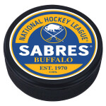 Mustang Puk Buffalo Sabres NHL Block Textured Puck