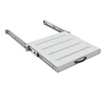 TRITON Police výsuvná 19", 1U/550mm plnovýsuv, nosnost 45kg, šedá EDF_1030705