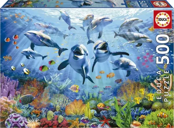 EDUCA Puzzle Zábava pod hladinou