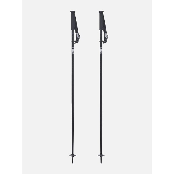 Lyžařské hůlky LINE Tac Black délka hůlek 115cm