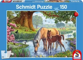 SCHMIDT Puzzle Koně v řece