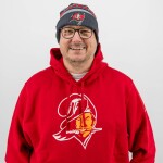 Nike Pánská mikina Tampa Bay Buccaneers NFL Rewind Logo Club Hoodie Velikost: M