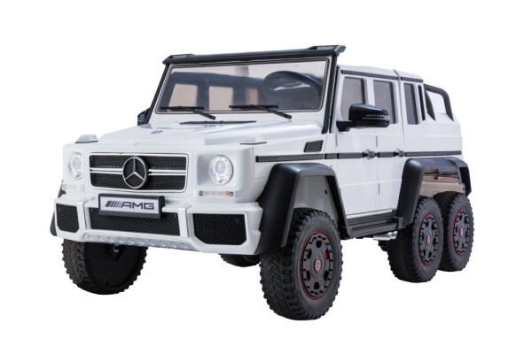 Mamido Elektrické autíčko Mercedes G63 6x4 24V bílé