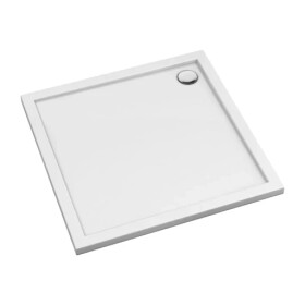 OMNIRES - MERTON akrylátová sprchová vanička čtverec, 90 x 90 cm bílá lesk /BP/ MERTON90/KBP
