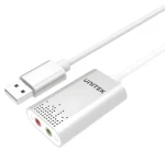 Unitek Y-247A stříbrná / Externí zvuková karta / USB-A / 3,5 mm jack (Y-247A)