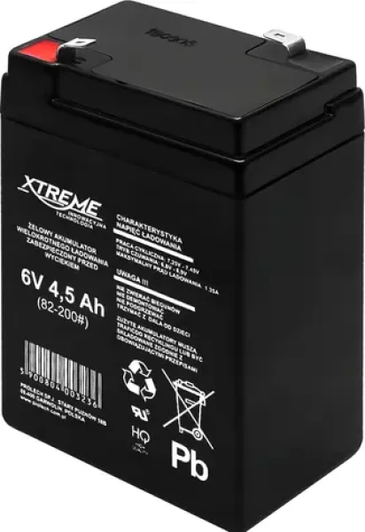 Xtreme Akumulátor 6V 4500mAh / Náhradní baterie pro UPS (82-200#)