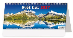 Kalendář stolní 2027 - Svět hor