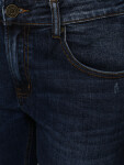 Pánské džíny slim fit navy blue FashionStreet UX4479 s33