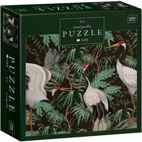 INTERDRUK Puzzle Secret Garden: Jeřábi