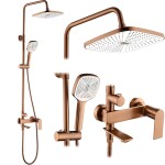 REA - Sprchový set STORM COPPER BRUSH REA-P3000