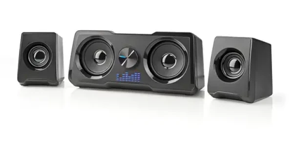 Nedis Herní reproduktory 2.2 / Reproduktor / USB napájení / Jack 3,5 mm / 48 W / LED (GSPR21022BK)