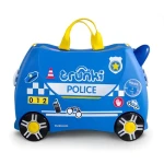 TRUNKI Kufřík na kolečkách Percy / Policejní auto / dětské cestovní zavazadlo (TRU-0323)