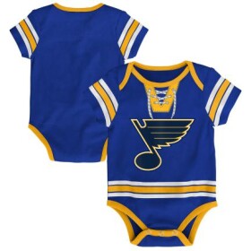 Outerstuff Dětské body St. Louis Blues NHL Hockey Pro Creeper Plain Back Velikost: Batole 24 měsíců