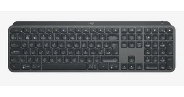 Logitech MX Keys FR grafitová / Bezdrátová klávesnice / AZERTY / Bluetooth / LED podsvícení (920-010245)