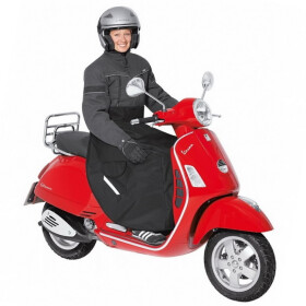 Nepromokavá (zateplená) pláštěnka/deka Held na scooter, černá, textil - Zateplená