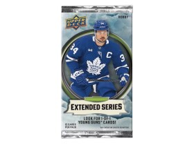 Hokejové karty NHL 2025-26 Upper Deck Extended Series Hobby Balíček