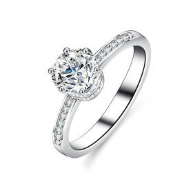 LUNICA Stříbrný zásnubní prstýnek ELIANA Velikost prstenu: 6 (EU: 51-53) 1015_6