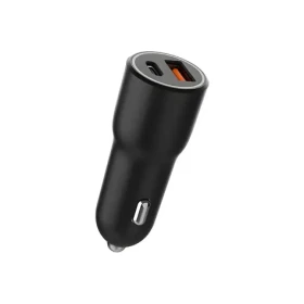 Gembird Autonabíječka 38W černá / Autonabíječka / USB QC3.0 + USB-C PD (TA-UC-AC2PDQC38-CAR-01)