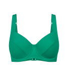 MIX & MATCH SUMMER – Podprsenka na plavky s kosticemi pro přirozenou podporu Triumph PALM GREEN 48D